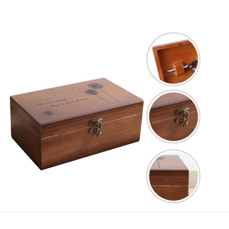 กล่องเก็บอุปกรณ์เย็บผ้าไม้แบบส - Craft Embellishment Storage บทวิจารณ์และราคา