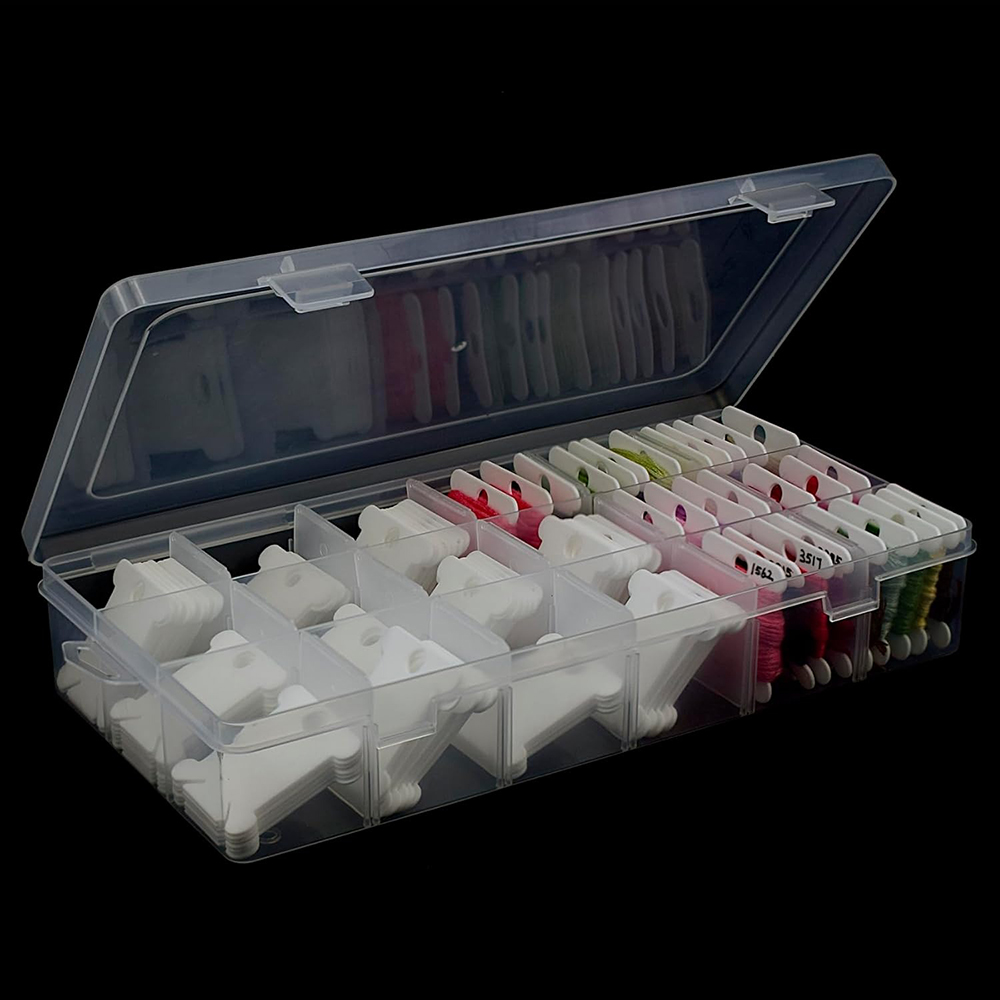 กล่องเก็บไหมปักผ้า 18 ช่อง พร้ - Craft Embellishment Storage บทวิจารณ์และราคา