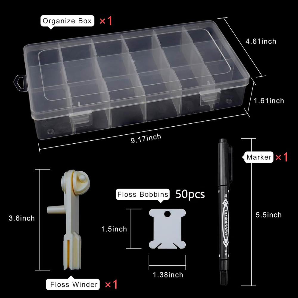 กล่องเก็บไหมปักผ้า 18 ช่อง พร้ - Craft Embellishment Storage บทวิจารณ์และราคา