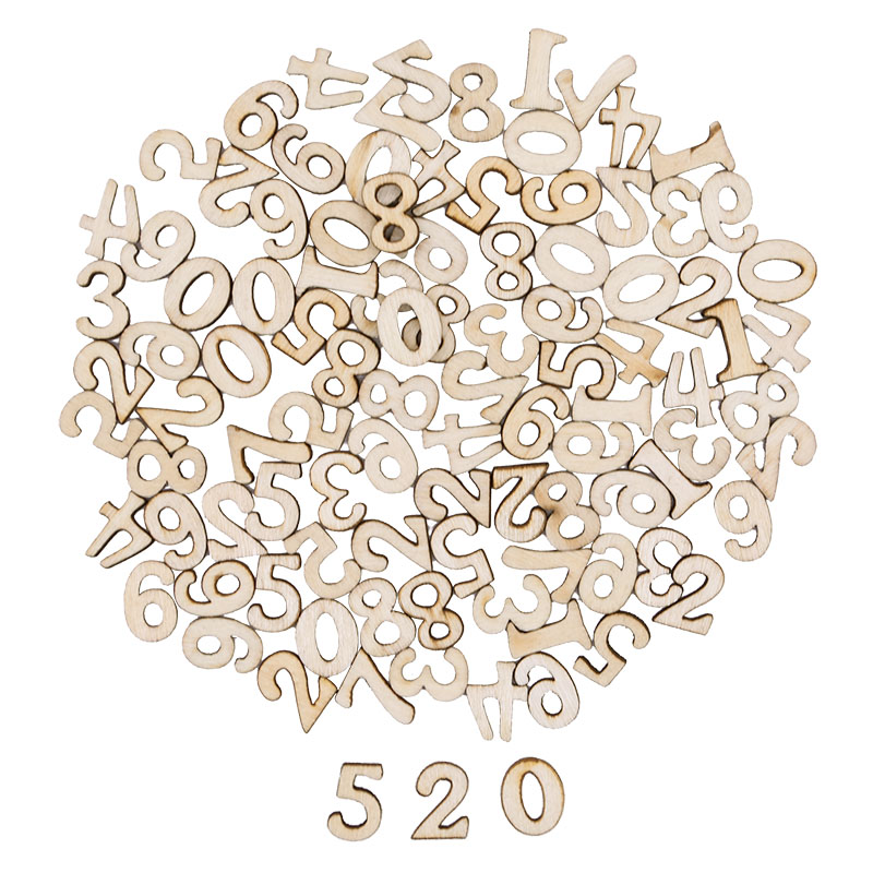 ตัวอักษรตัวเลขไม้มีตัวอักษร100 - Embellish Craft บทวิจารณ์และราคา