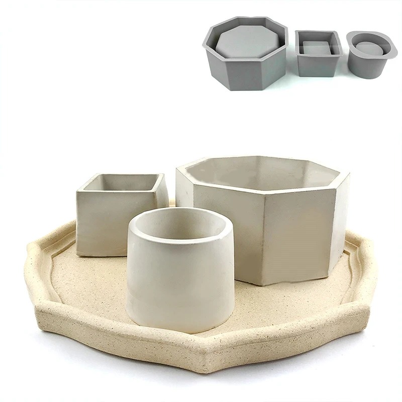 แม่พิมพ์ซิลิโคนกระถางดอกไม้สำห - Craft Embellishment Storage บทวิจารณ์และราคา