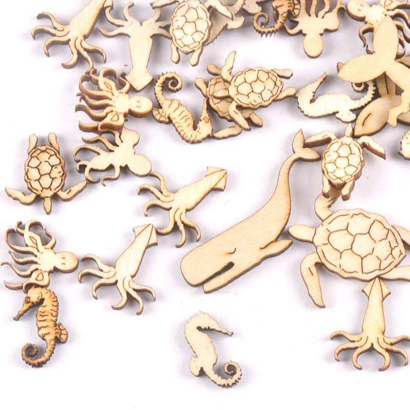 20Pcs 25-40Mmทะเลเต่า/ม้า/ปลาว - Embellish Craft บทวิจารณ์และราคา