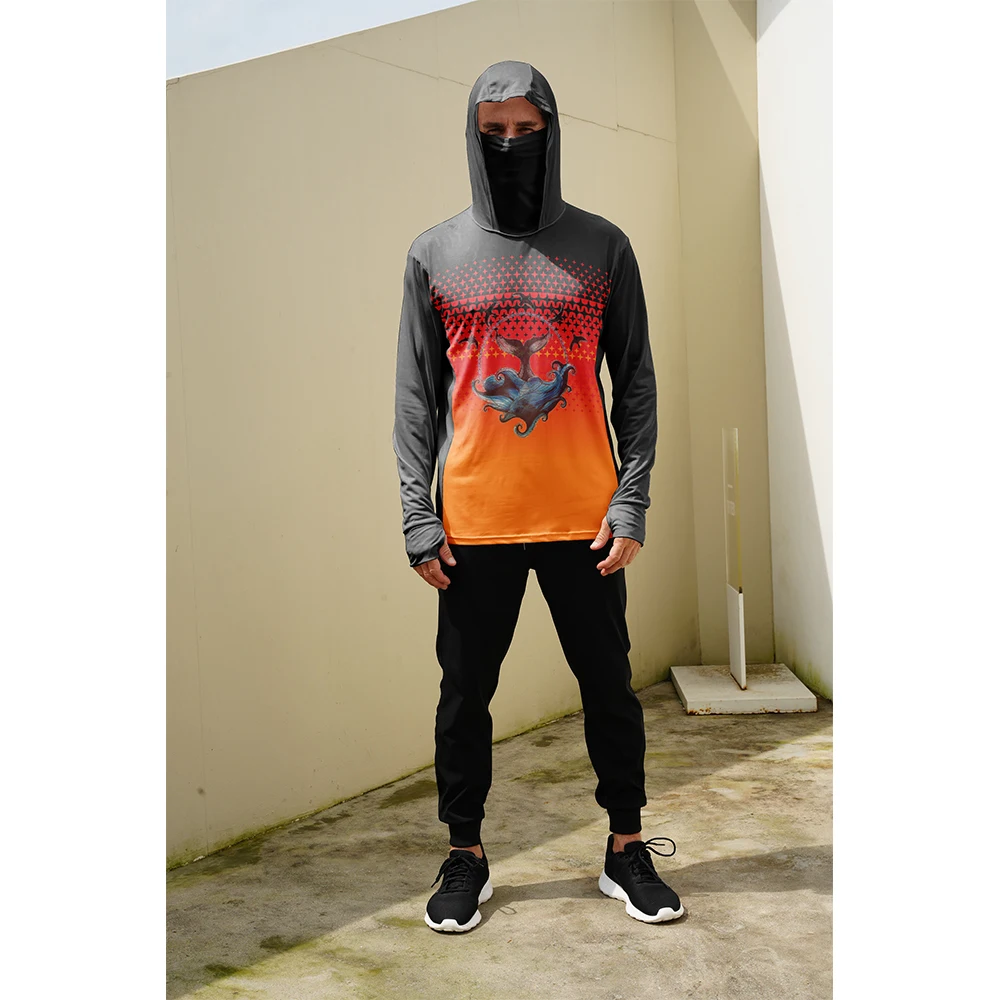 เสื้อตกปลาผู้ชาย เสื้อฮู้ดกันแ - Embellish Knit บทวิจารณ์และราคา