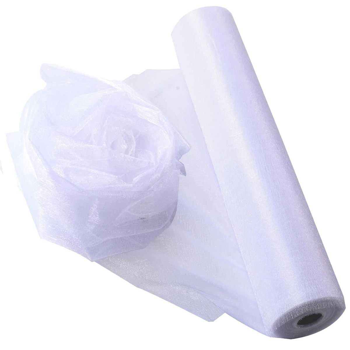 ผ้าออร์แกนซ่าคริสตัล - ผ้าโปร่ - Organza Ribbon Spool บทวิจารณ์และราคา