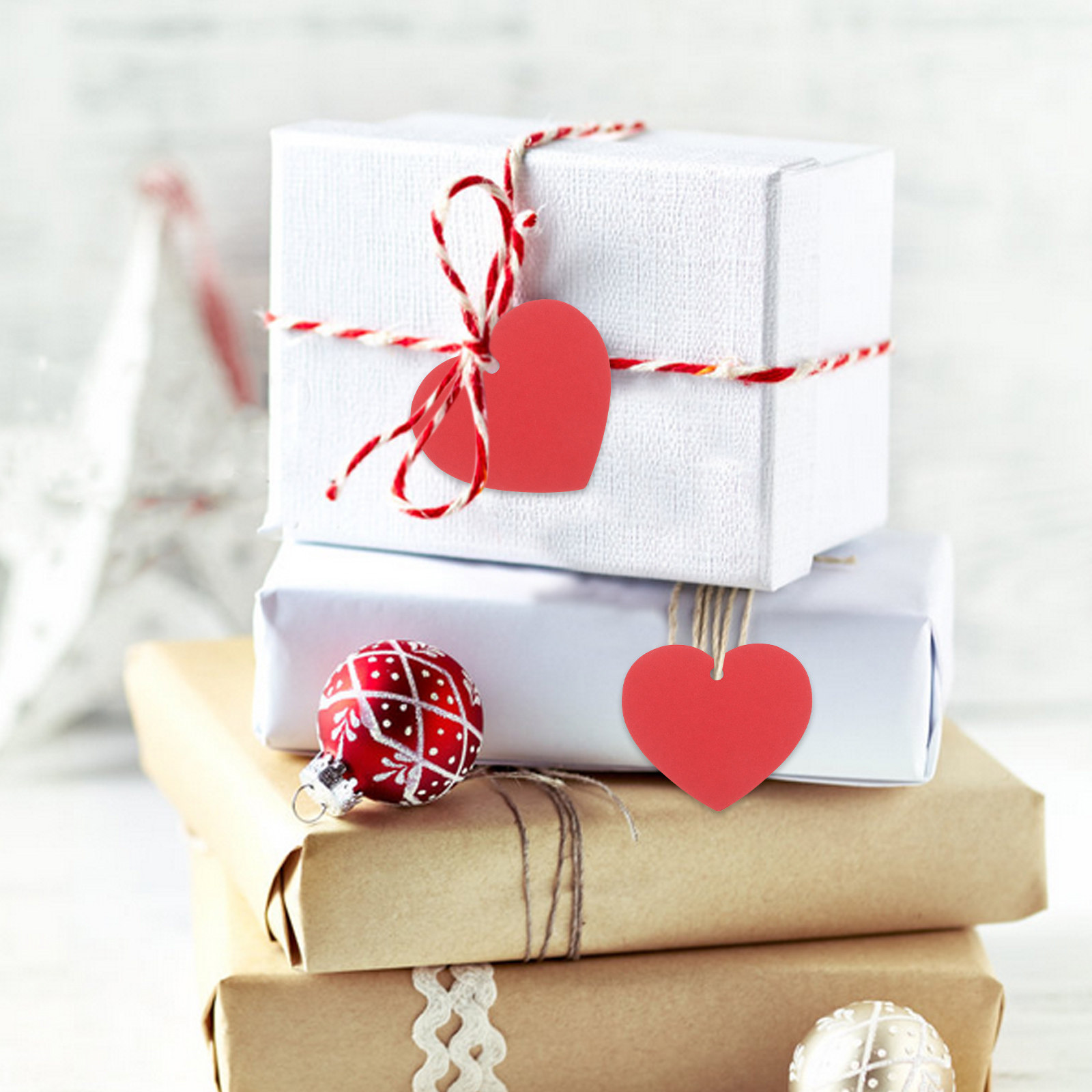ป้ายราคากระดาษรูปหัวใจ 100 ชิ้ - Embellish Craft บทวิจารณ์และราคา