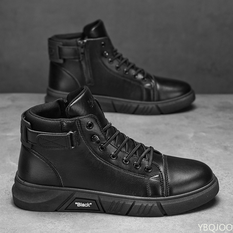 รองเท้าผ้าใบผู้ชายทรงสูง สไตล์ - Guipure Lace Panel บทวิจารณ์และราคา