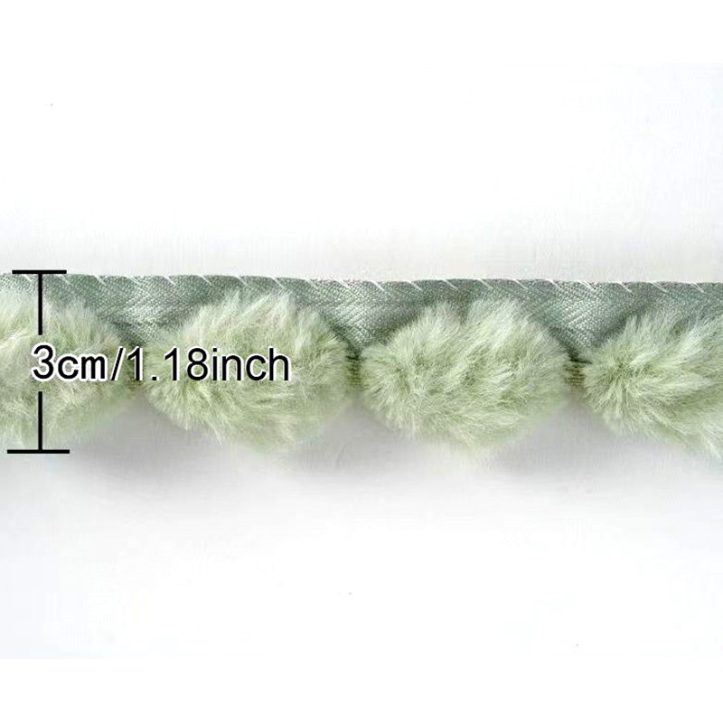 ริบบิ้นแต่งขอบผ้าขนกระต่ายเทีย - Fringe Ribbon Sewing บทวิจารณ์และราคา