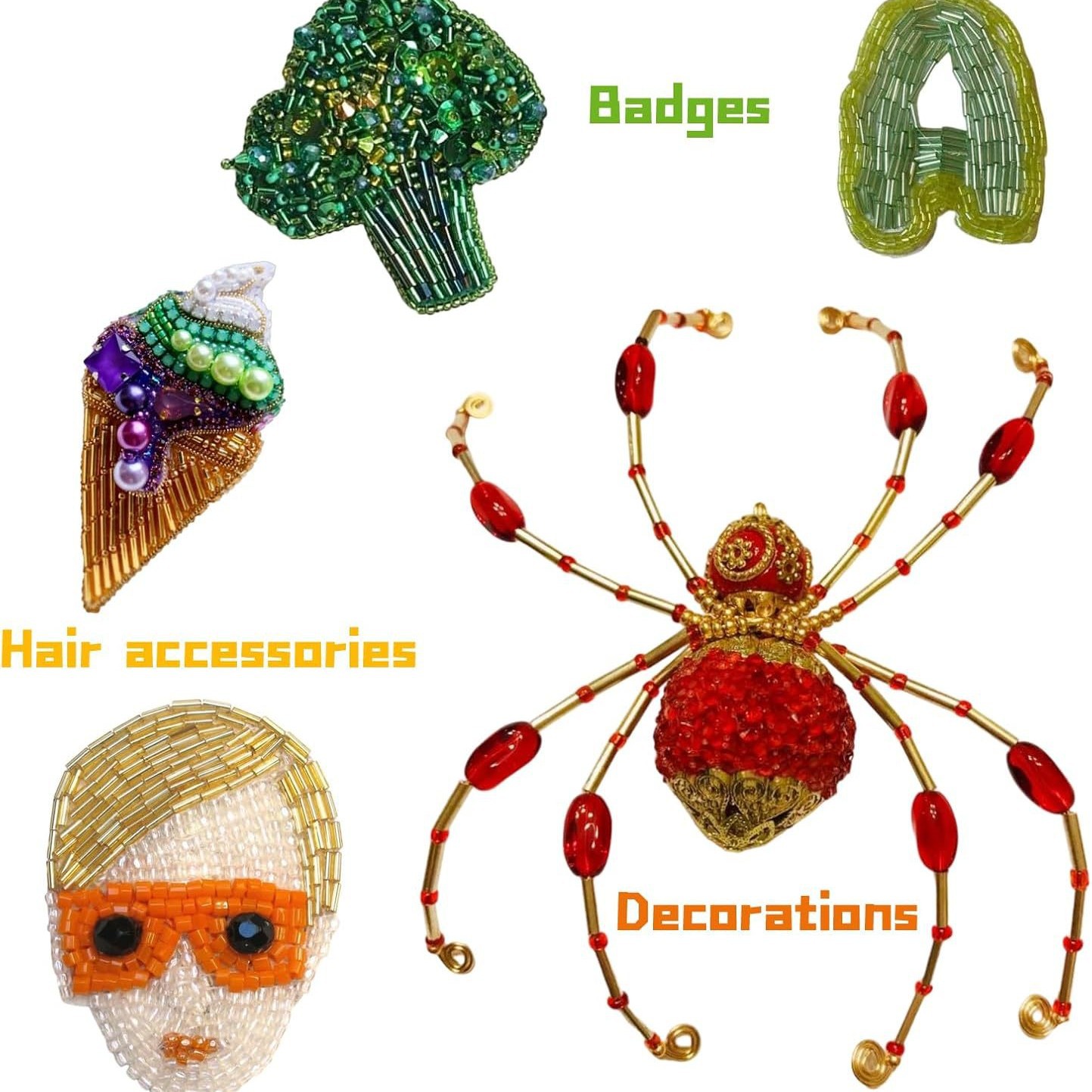 ประมาณ 6720 ชิ้น/กล่อง ลูกปัดห - Craft Embellishment Storage บทวิจารณ์และราคา