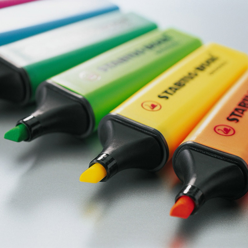 ข้อความ Marker-STABILO BOSS OR - Stabilo Marker Boss บทวิจารณ์และราคา