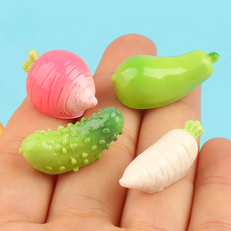เรซิ่นน่ารัก รูปผักจิ๋ว ของตกแ - Christmas Craft Embellishment บทวิจารณ์และราคา